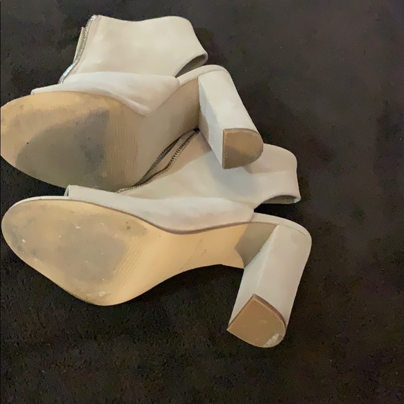 COPY - Suede peep toe boots - Picture 7 of 7